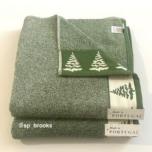 🎁2PC FELPINTER Bath Towels - Green Heather - Cotton, Super Soft & Absorbent